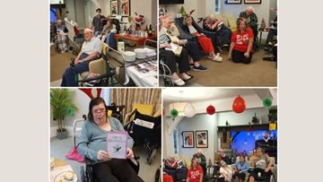 Christmas Celebrations at Peacehaven care home